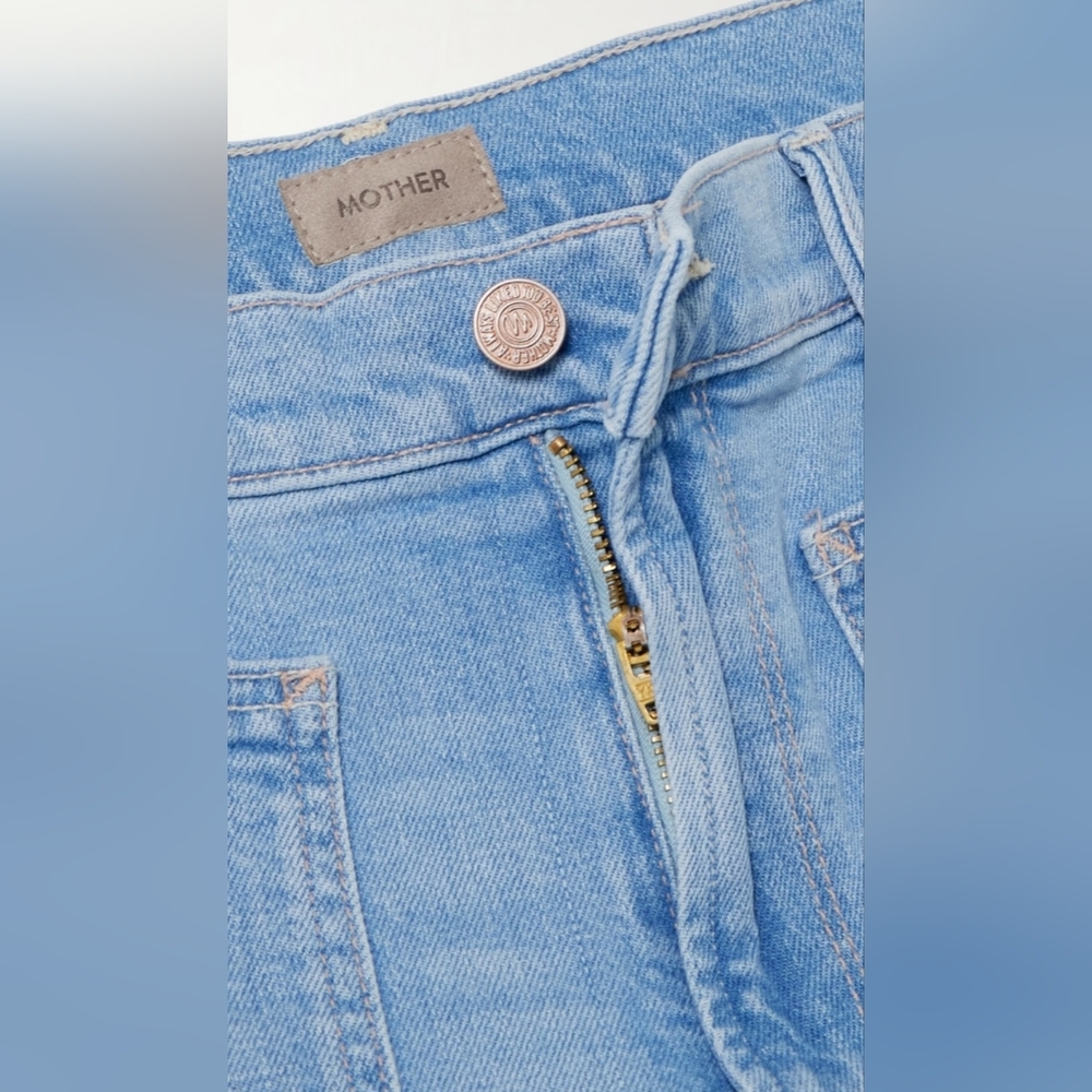 Mother Undercover Wide Leg High Rise Jeans - Picture 4 of 10